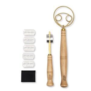 Baker Baking Tool Bread Kit Lame Sourdough Scraper Gift Dough Whisk Artisan NEW